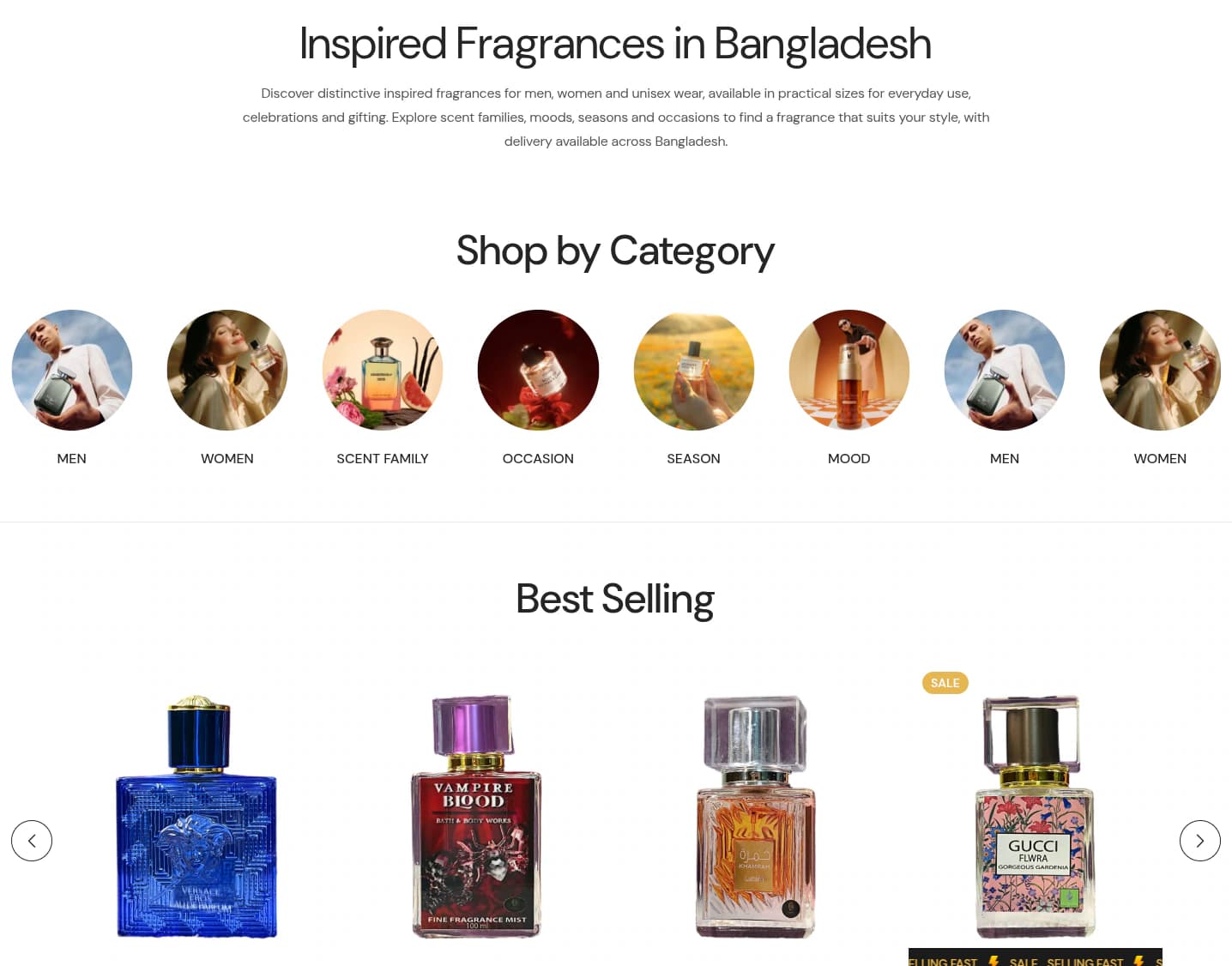Sable Saffron Categories